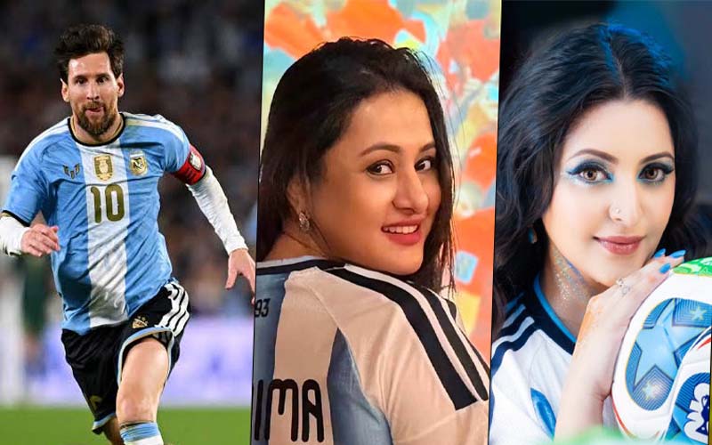 মেসির বিদায়ে আবেগাপ্লুত পূর্ণিমা-পরীমনি