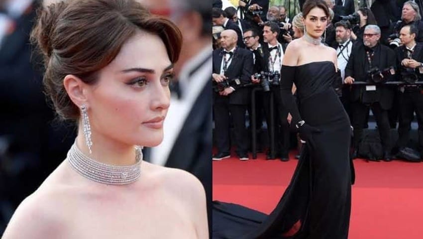 কান উৎসবে কালো পোশাকে তার্কিশ সিরিজের হালিমা