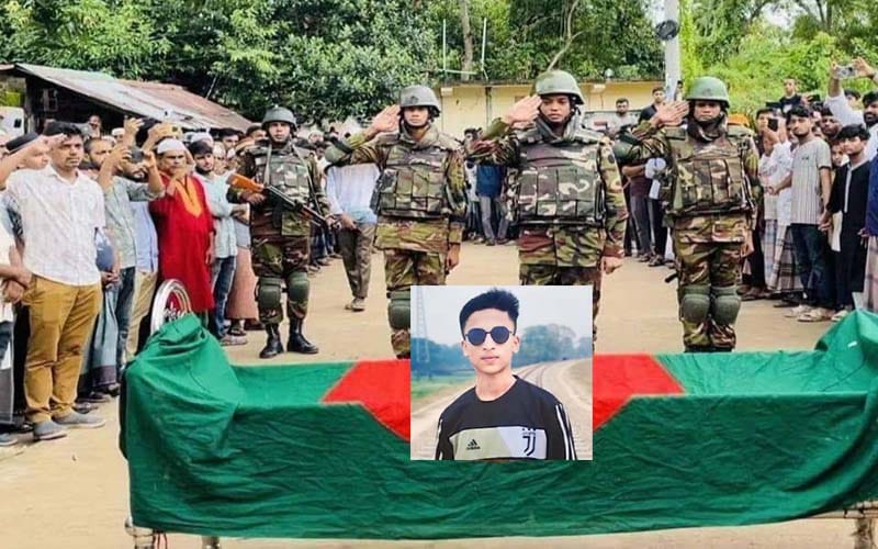 ‘মার্চ টু ঢাকা’ কর্মসূচিতে গুলিবিদ্ধ চট্টগ্রামের শিক্ষার্থী ইশমাম মারা গেছে